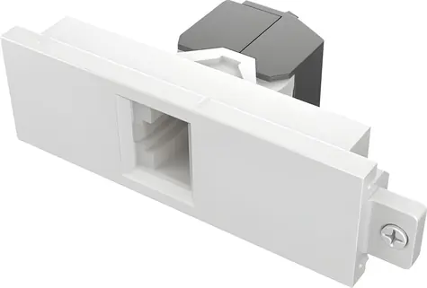 Vision Techconnect Keystone modul bílá / Síťový konektor / CAT 6a / RJ-45