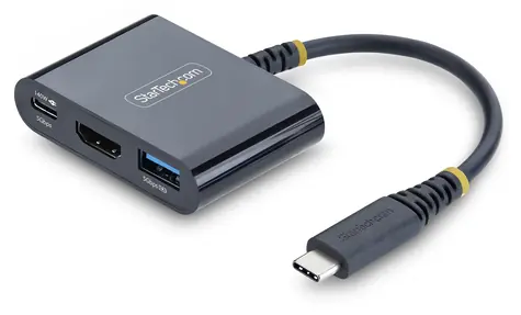 StarTech USB-C Multiport Adaptér černá / HDMI / USB-A / USB-C