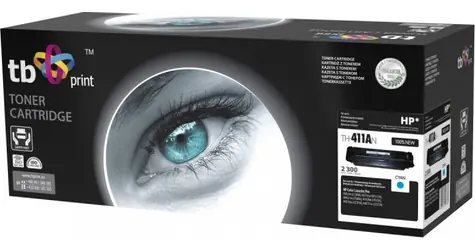 TB Print TH-411AN / Toner / Kompatibilní s HP CF411A / Azurová / 2300 stran