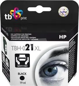 TB kompatibilní inkoustová kazeta HP C9351 No. 21 černá / Kazeta / 19 ml / 520 stran
