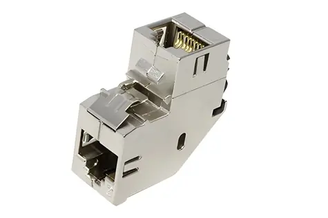 METZ CONNECT E-DAT MC / Keystone modul RJ45 / Cat.6A / 90°
