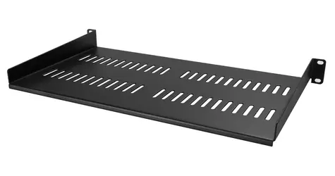 StarTech Rack police 1U větraná černá / Police / 19