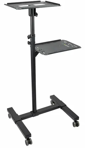 StarTech Stojan na projektor a notebook / Multimediální stojan / výška 950 mm / ocel / černá