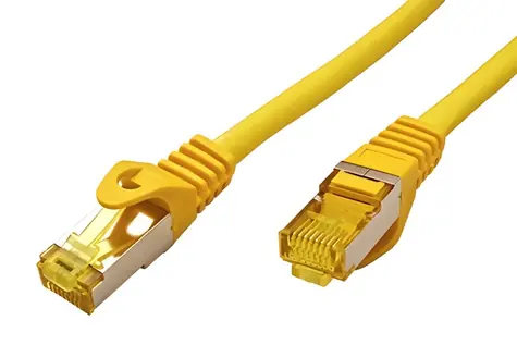 Goobay S/FTP Cat7 0,25 m žlutý / Síťový kabel / RJ45 / LSOH