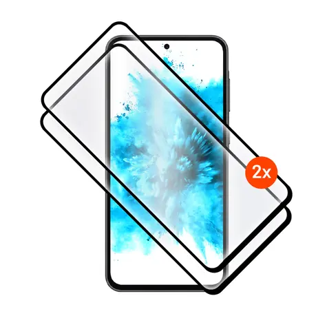 FIXED Full-Cover Ochranné tvrzené sklo pro Samsung Galaxy A27 5G černá / s aplikátorem / 2 ks