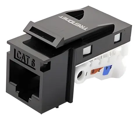 Trendnet TC-K25C6BK černá / Keystone konektor / RJ45 / Cat6 / UTP / 180° / Bez nástrojů / 25 ks