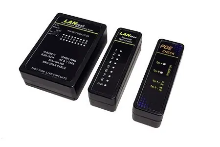 Value kabelový tester LAN a PoE / Tester kabelů / RJ45 / RJ12 / BNC / PoE test
