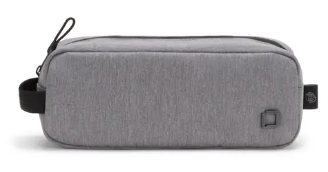 Dicota Eco Motion světle šedá / Pouzdro na příslušenství / recyklovaný polyester / 23 x 9 x 8 cm
