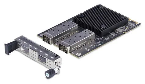 StarTech Síťový adaptér OCP 3.0 černá / Síťový adaptér / 2x SFP+ / 10 Gigabit
