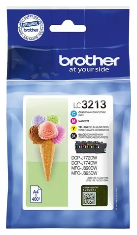 Brother LC3213VAL / Sada inkoustových cartridge / 4 ks / černá, azurová, purpurová, žlutá / XL