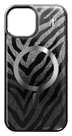iDeal Fashion Clear Case MagSafe iPhone 13/14/15/16e/17e / Kryt / Zebra Mystique