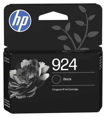 HP 924 černá / Inkoustová kazeta / Originální / OfficeJet Pro 8120e, 8125e, 8135e