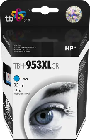 TB TBH-953XLCR kompatibilní inkoustová kazeta pro HP 953XL / HP OfficeJet Pro 7740/8210/8710 / 25 ml / cyan