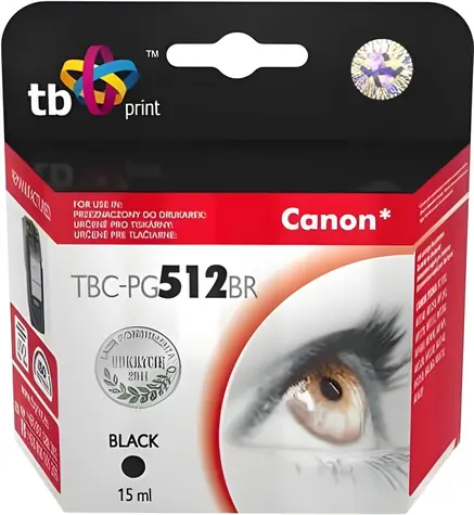 TB TBC-PG512BR kompatibilní inkoustová kazeta Canon PG-512 / Cartridge / Černá / 15 ml