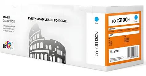 TB TO-C310CN Cyan / Toner / pro OKI C310, C330, C510, MC350, MC360 / 2000 stran