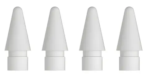 SwitchEasy Replacement Tips pro Apple Pencil 1. a 2. gen / Náhradní hroty / 4 ks / standardní
