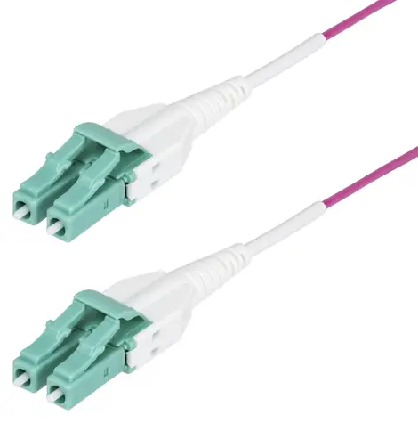 StarTech LC/LC OM4 fialová / Optický kabel / Multimode duplex / 5 m / 100G