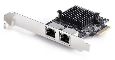 StarTech 2-Port 5GbE PCIe síťová karta / Síťová karta / PCIe / Realtek RTL8126 / 2x RJ45 / 5 Gbps