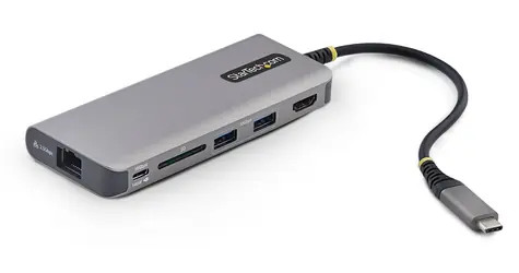 StarTech USB-C Multiport Hub 140W (177B-USBC-MULTIPORT) / Rozbočovač / HDMI 4K / Ethernet RJ-45 / 2x USB-A