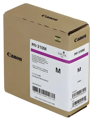 Canon PFI-310M purpurová / Cartridge / pro imagePROGRAF TX-2000/TX-3000/TX-4000 / 330 ml / Originální