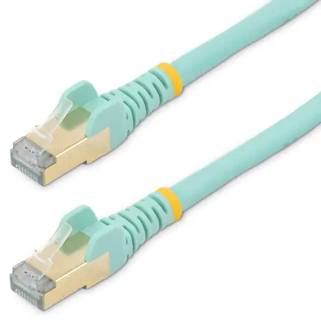 StarTech CAT6A Snagless tyrkysová / Patch kabel / STP / 3 m / RJ-45 / 10 Gbit/s