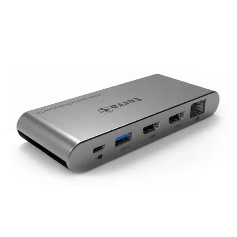 Terra Mobile 770 / Dokovací stanice / USB-C / Dual Display / 2x HDMI / 2x USB-A 3.2 Gen2 / RJ45 / 500 g