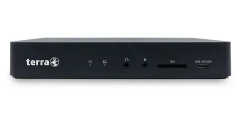 TERRA Dockingstation 810 černá / Dokovací stanice / USB-C / Triple 4K / 135W napájecí adaptér / RJ45