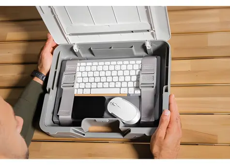 Fellowes BREYTA bílá / Kufřík se stojanem na notebook / do 14