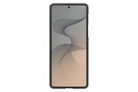 Samsung Silikonový magnetický kryt s držákem na prst grafitová / Kryt / Samsung Galaxy Z Flip8