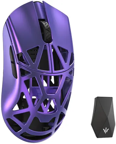WLMOUSE Beast X Max Solid Sides fialová / Bezdrátová myš / optická / Omron optické spínače
