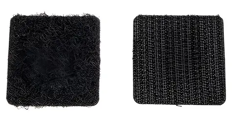 Velcro Nalepovací příchytky suchý zip černé / Příchytky se suchým zipem / 25 mm / 24 ks
