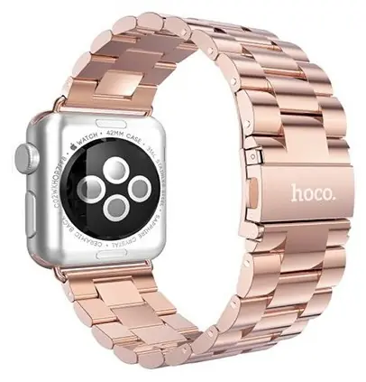 HOCO Premium Edition Rose Gold / Řemínek / pro Apple Watch 42/44/45 mm