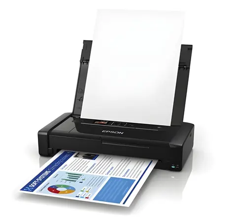 Epson WorkForce WF-110W / Mobilní inkoustová tiskárna / A4 / vestavěný akumulátor / Wi-Fi / 5760x1440 dpi