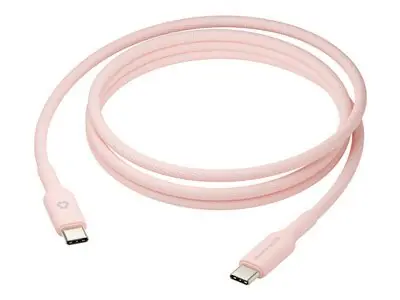 dbramante1928 re-charge braided růžová / Nabíjecí kabel / USB-C - USB-C / 1,5 m / 60 W