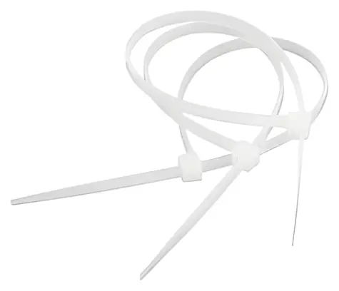 OEM stahovací páska bílá 300 x 4,8 mm / Stahovací pásky na kabely / 50 ks