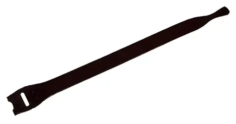 Velcro Stahovací páska se suchým zipem 20mm černá / Stahovací páska / 20 cm / 100 ks