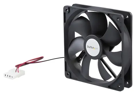 StarTech Ventilátor do PC skříně černý 120 mm / Ventilátor / 120 mm / plast / -10 až 80 °C