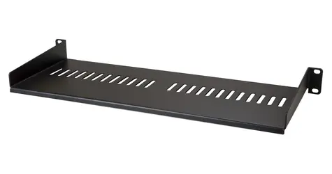 StarTech Ventilovaná rack police 1U černá / Police / 19