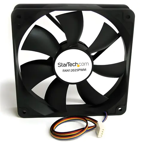 StarTech Ventilátor 120x25mm PWM černá / Ventilátor / 120 mm / 4-pin PWM / MTBF 40000 h