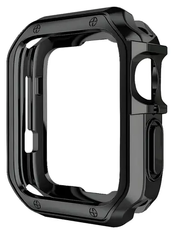 Hurtel Soft Strong Watch černá / Kryt / Apple Watch 41mm Series 7/8/9