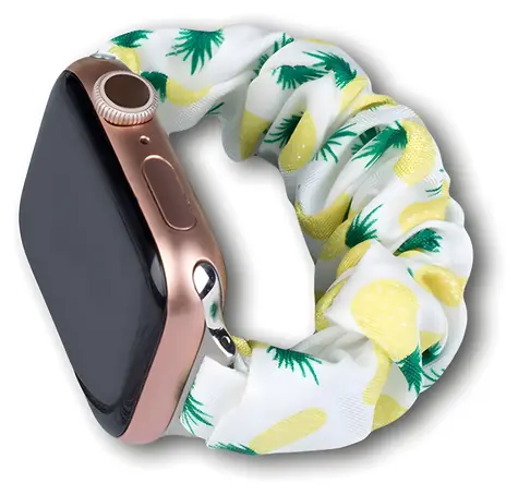 Hurtel Gumový řemínek Ananas pro Apple Watch 38/40/41mm / Řemínek / Motiv ananas