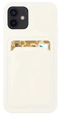 Hurtel Card Case pro Samsung Galaxy S21 Ultra 5G bílá / Pouzdro / Peněženkové / S přihrádkou na kartu