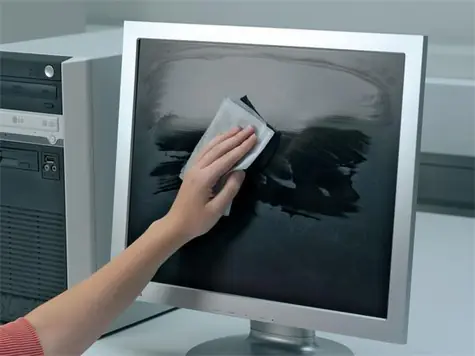 Durable SCREENCLEAN / Čisticí ubrousky na obrazovky / 100 ks / bez alkoholu / antistatické / v dóze