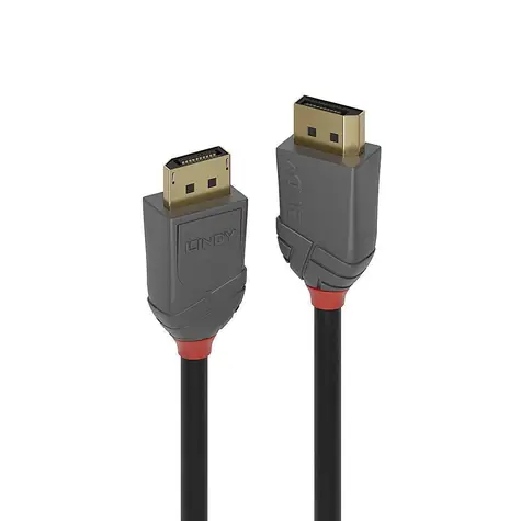 Lindy Anthra Line DisplayPort 1.4 černá / Přípojný kabel / DisplayPort - DisplayPort / 3 m / 8K / 60 Hz