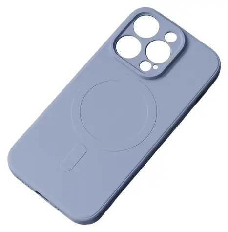 Hurtel Silikonový kryt s MagSafe pro Apple iPhone 15 Pro šedá / Kryt / MagSafe