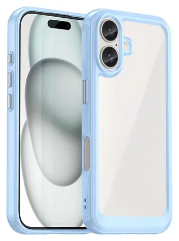 Hurtel Outer Space Case modrá / Kryt / Apple iPhone 16 Plus / Gelový rámeček