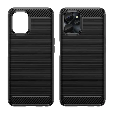 Hurtel Carbon Case černá / Kryt / Realme 10 5G a Realme 9i 5G / Karbonový vzhled