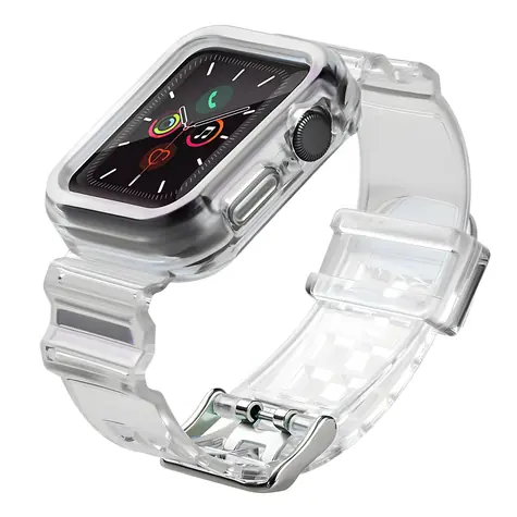 Hurtel silikonový řemínek černá / Řemínek / Apple Watch 44 mm / Silikon