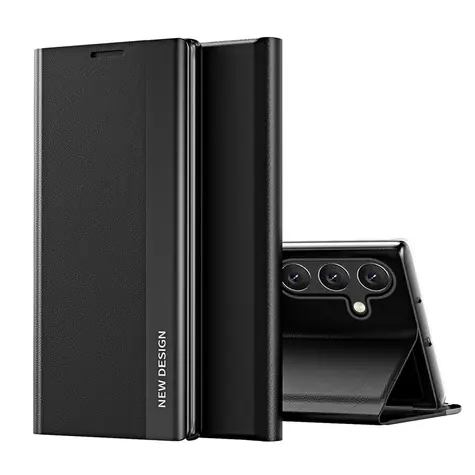 Hurtel Sleep Case Pro černá / Pouzdro s flipem a stojánkem / Samsung Galaxy A26