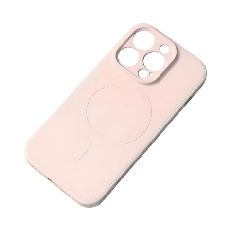 Hurtel Silikonový kryt s MagSafe pro iPhone 15 Plus růžový / Silikonový kryt / MagSafe